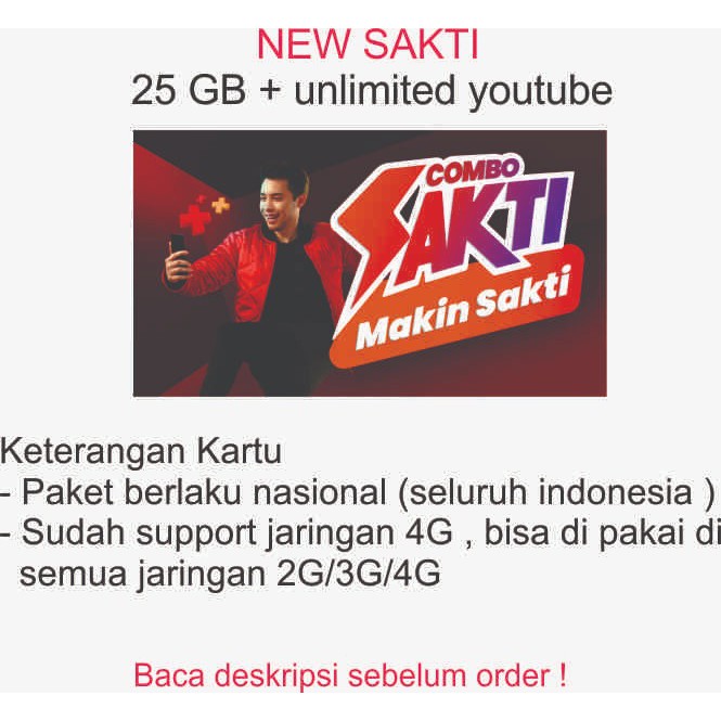 Kartu Sakti Telkomsel Unlimited AS/Loop/Simpati