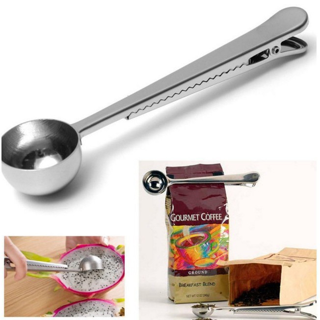 IKILOSHOP Sendok sereal+penjepit kemasan measuring spoon milk powder