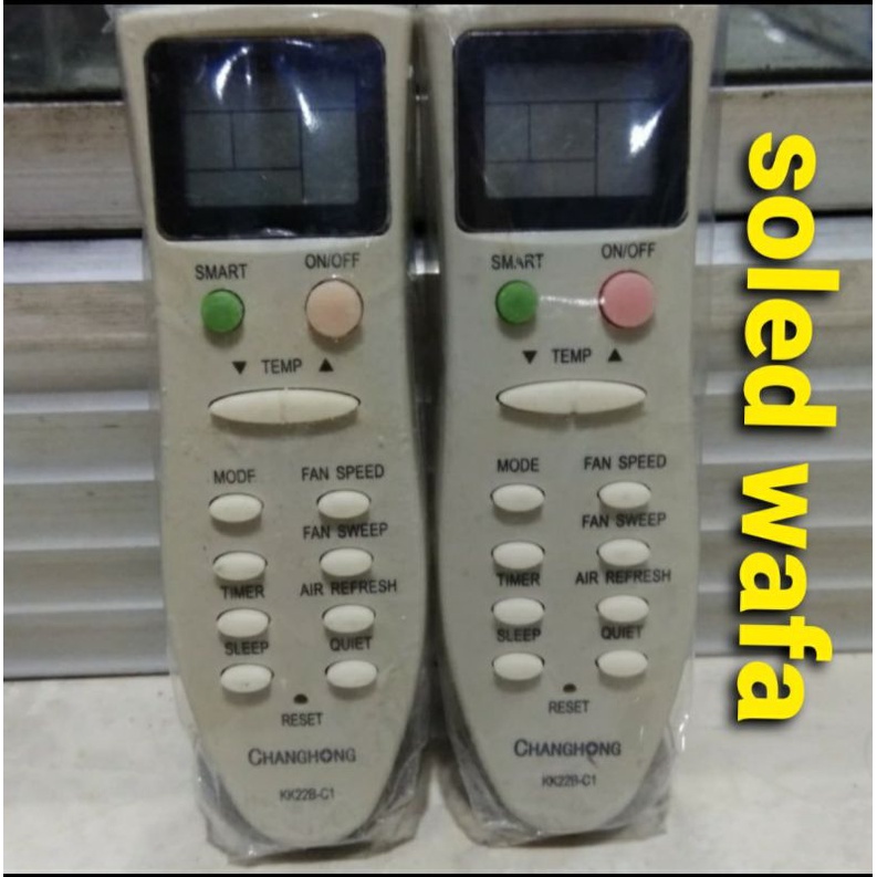 REMOTE REMOT AC CHANGHONG KK22B -C1 ORIGINAL ASLI BEKAS