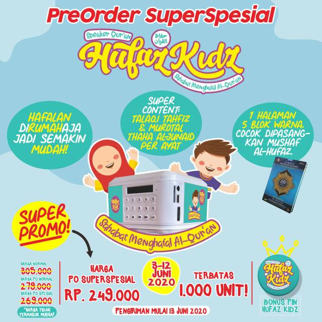 Speaker Quran Hufaz Kidz