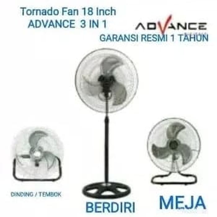 kipas angin tornado advance 3in1
