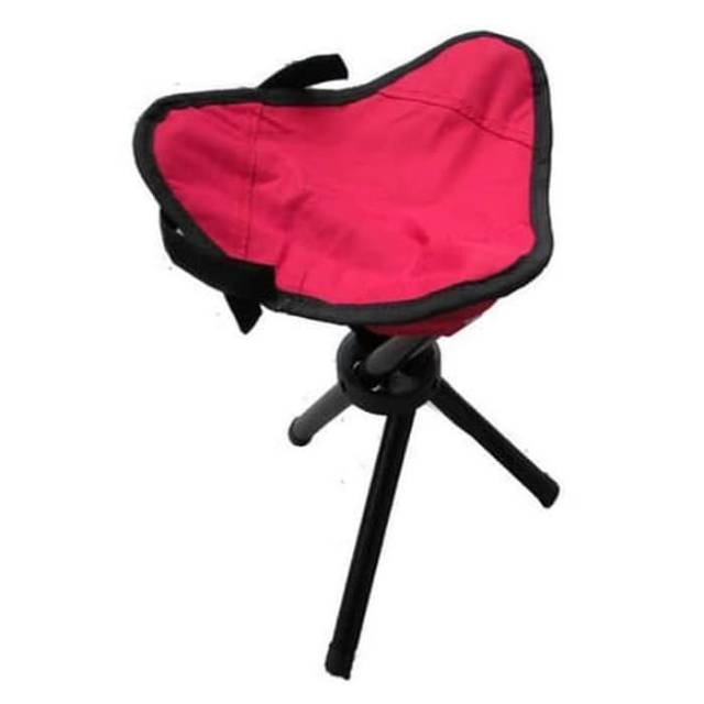 Kursi lipat mancing camping outdoor three legged beach stool chair