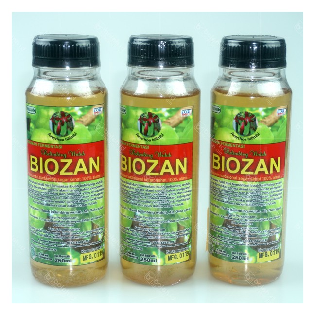 

Biozan Minuman Fermentasi Belimbing Wuluh Khas Bangka Belitung