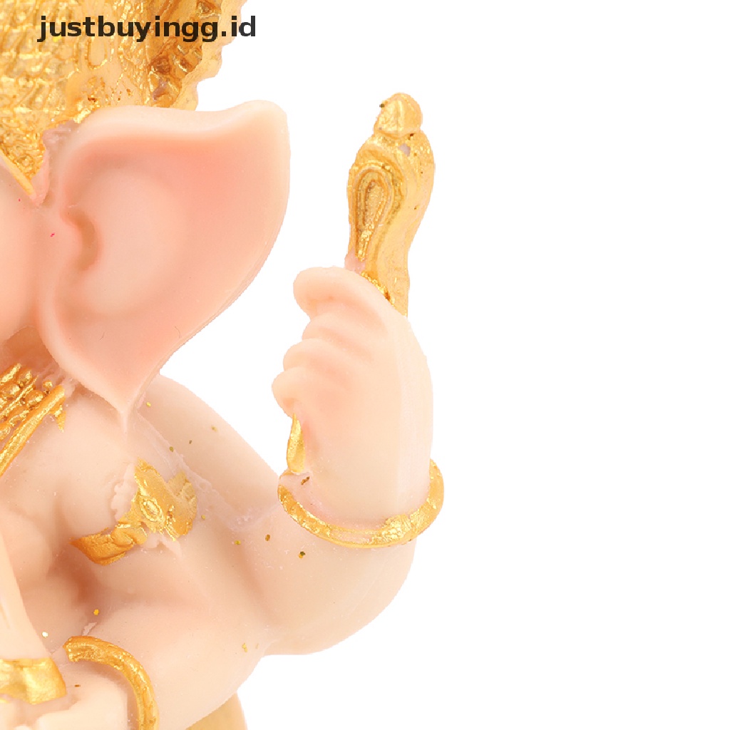 Patung Gajah God Ganesha Lord Ganesha Buddha Warna Emas