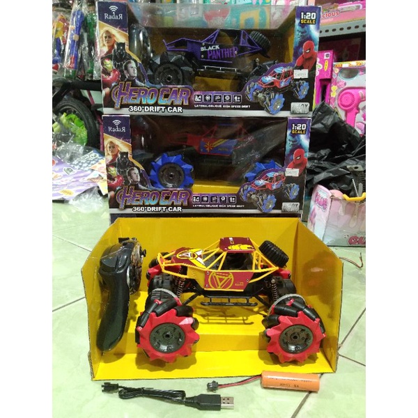 mobil remote control avenger herocar 4wd