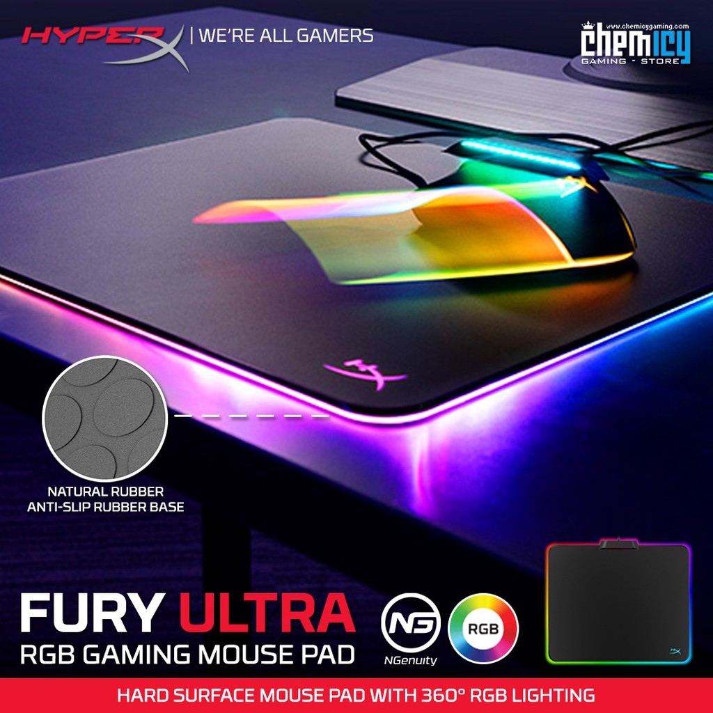 HyperX Fury Ultra RGB Gaming Mouse Pad