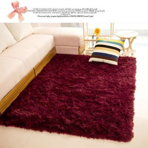 100x160 & 120x200 KARPET BULU KARPET LANTAI TIKAR BULU TEBAL