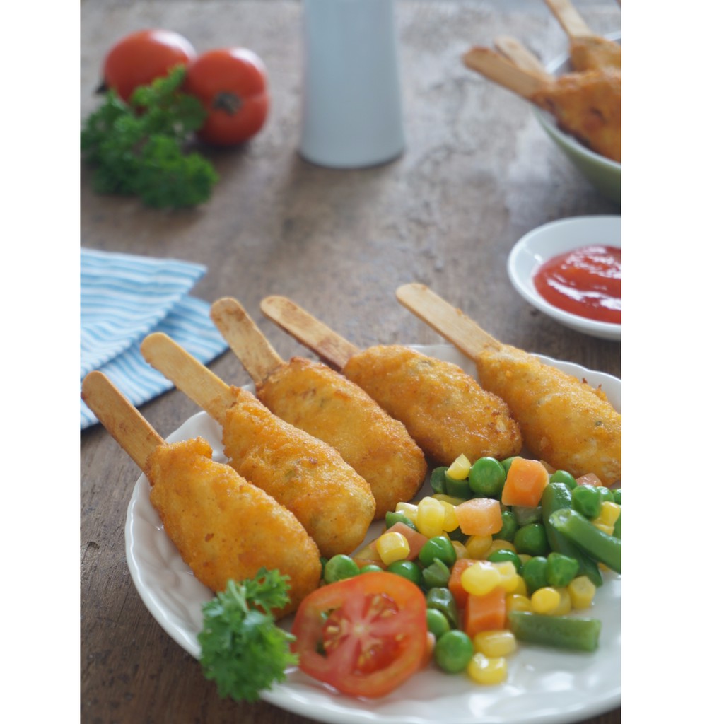 [FROZEN FOOD GOMANNA] FISH NUGGET IKAN KAKI NAGA ISI 24 (500GR) NAGET BENTO FROZEN BPOM HALAL