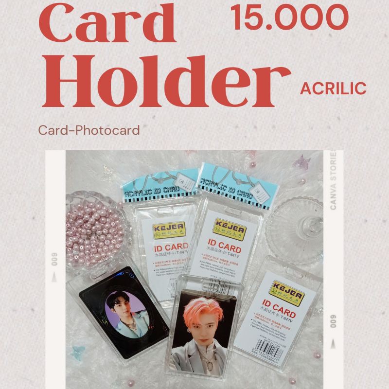 TERMURAH - Acrilic Card Holder // Acrilic Photocard Holder