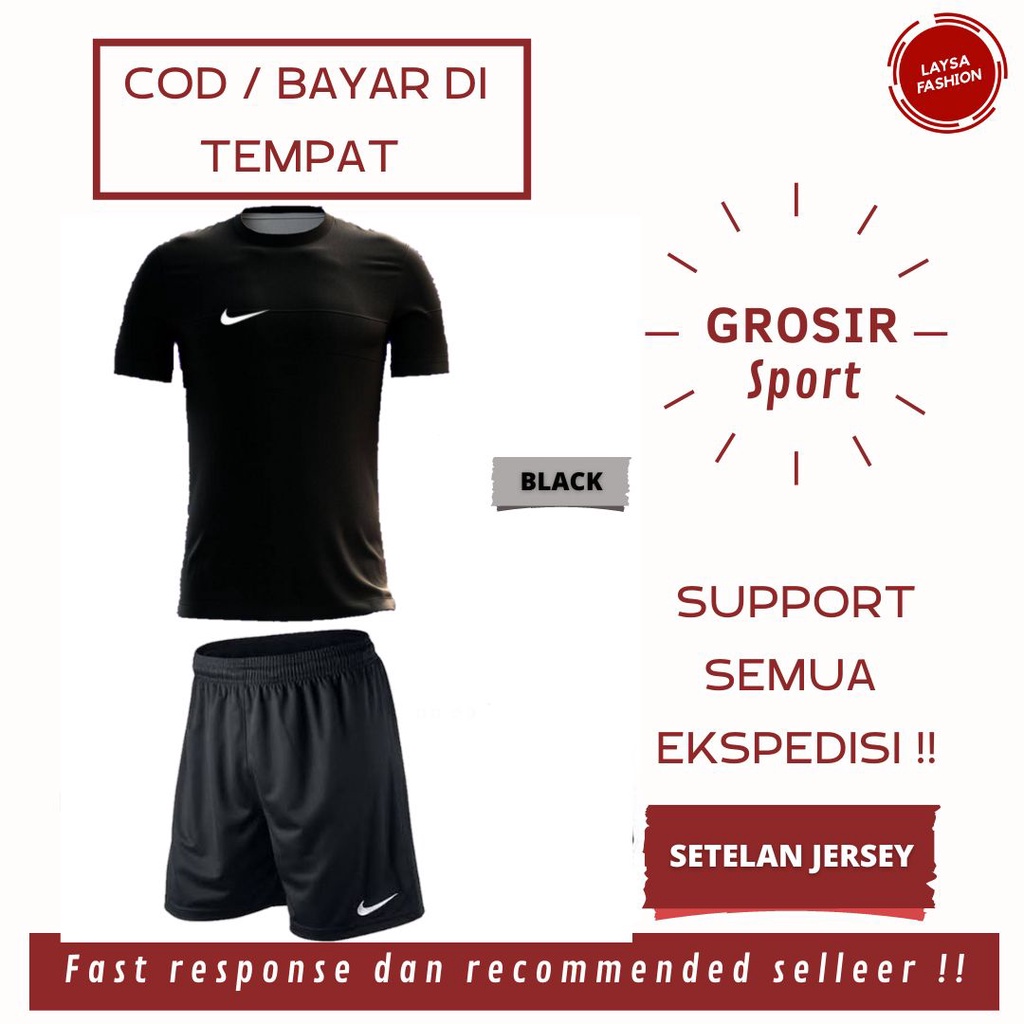 COD SETELAN STELAN JERSEY POLOS 2 IN 1 STELAN SETELAN OLAHARAGA ATASAN + CELANA RUNNING DRYFIT DRIFIT BAJU STELAN KAOS OLAHRAGA KAOS BOLA KAOS FUTSAL KAOS SERAGAM TEAM LOGO NIKE HITAM POLOSAN KAOS TIM OLAHRAGA FUTSAL BAHAN DRYFIT DRIFIT TERMURAH BANDUNG