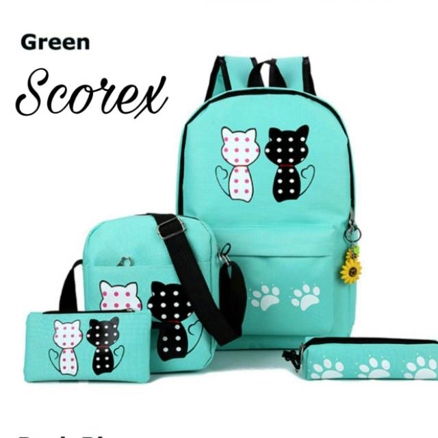 Back Pack Double Decker_Tas Ransel Anak_Lol_Unicorn_Superhero_Paw Patrol_Shopkins Fashion Cewek W5Q3