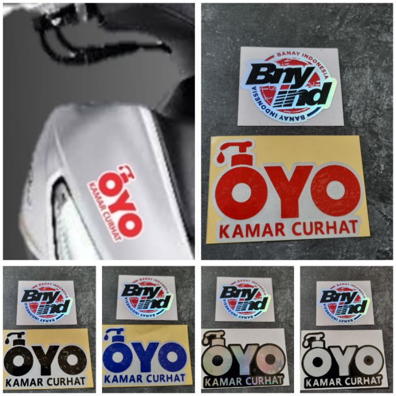 STICKER OYO KAMAR CURHAT CUTTING