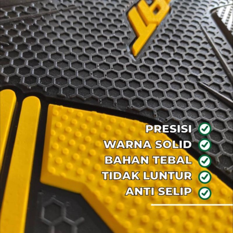 Karpet karet, Karpet motor bahan Karet Anti selip anti luntur Beat Scoopy Genio