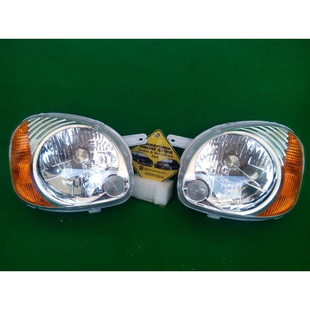 Headlamp Lampu Depan Kristal Hyundai Atoz