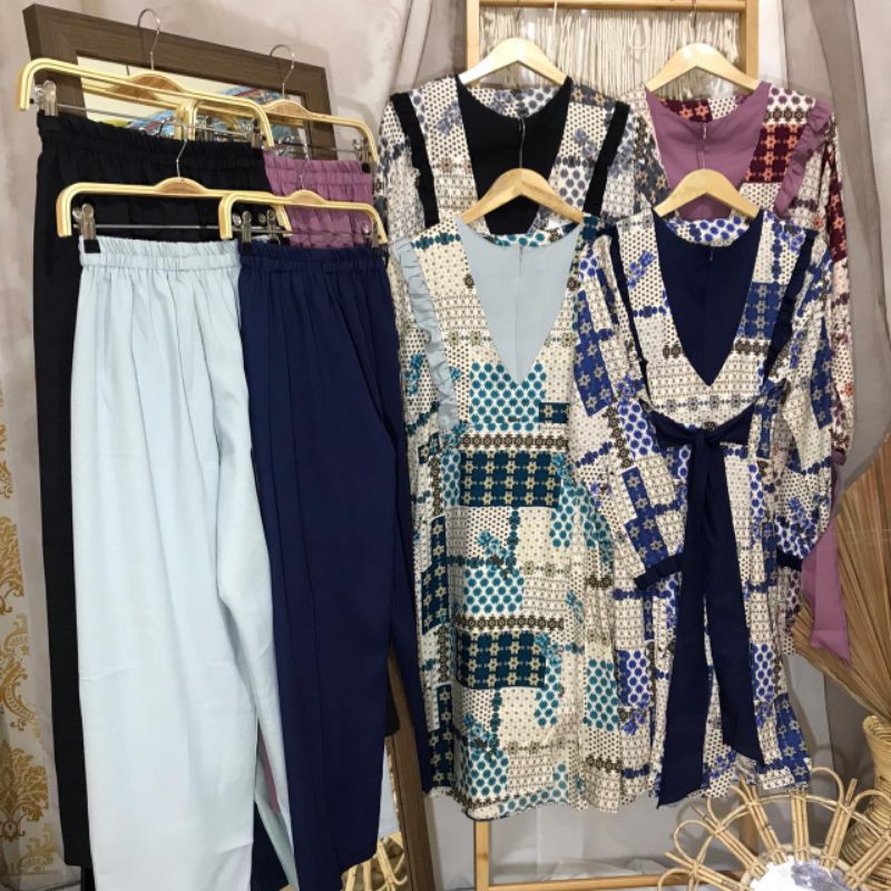 Setelan Celana Nyla oneset maxy