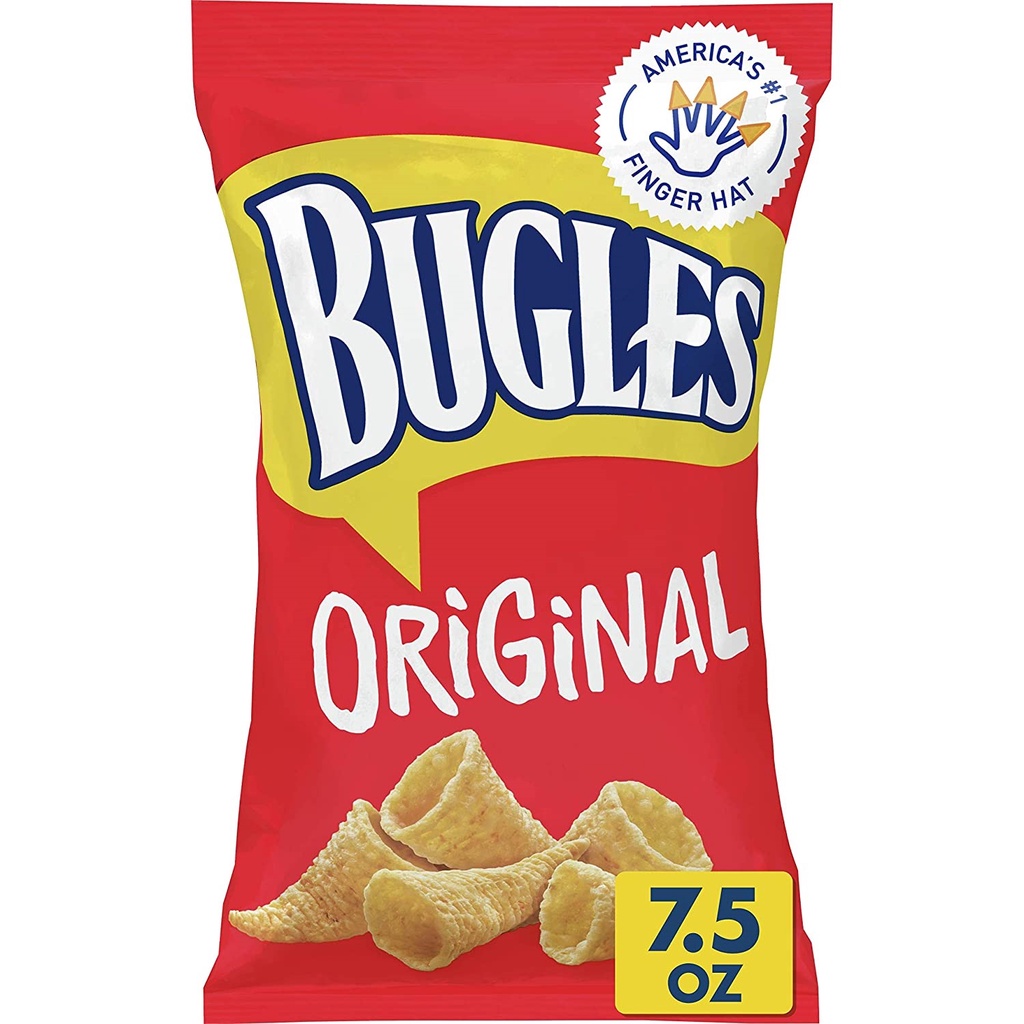 

PROMO BUY 1 GET 1 FREE Bugles Crispy Corn Snacks Original / Nacho Cheese 7.5 Oz