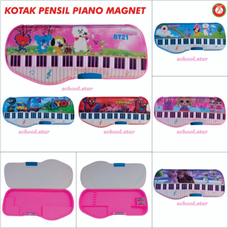 

Kotak Pensil Magnet Motif Piano Lucu-Lucu & Imut-Imut