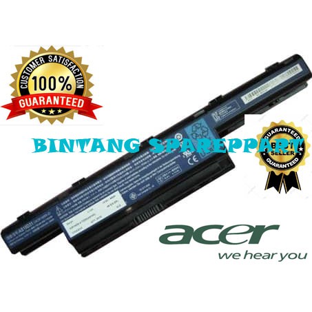 Baterai BATTERY BATU batre LAPTOP Acer Aspire 4253, 4352, 4738, 4739, 4741 4743, 4749, 4750, 4752, 4755,E1 series, V3, 4250, 4251, 4252, 4253, 4333 4771 AS10D31 AS10D41 AS10D3E AS10D61 AS10D71 AS10D75 AS10D73 ORIGINAL