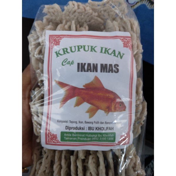 krupuk ikan tengiri mentah 500 gram krupuk pattola 47 biji