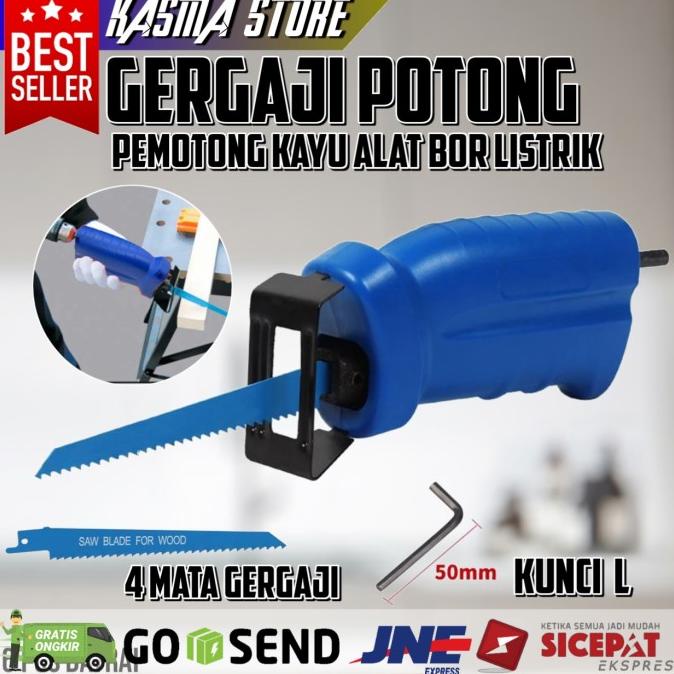 GERGAJI KAYU LISTRIK TENAGA BOR MINI TAJAM KUAT BAGUS 2000RPM Termurah