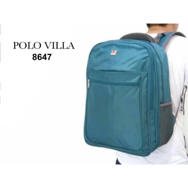 Ransel Laptop Polo Villa 8647 Tas Punggung Ransel Cowok