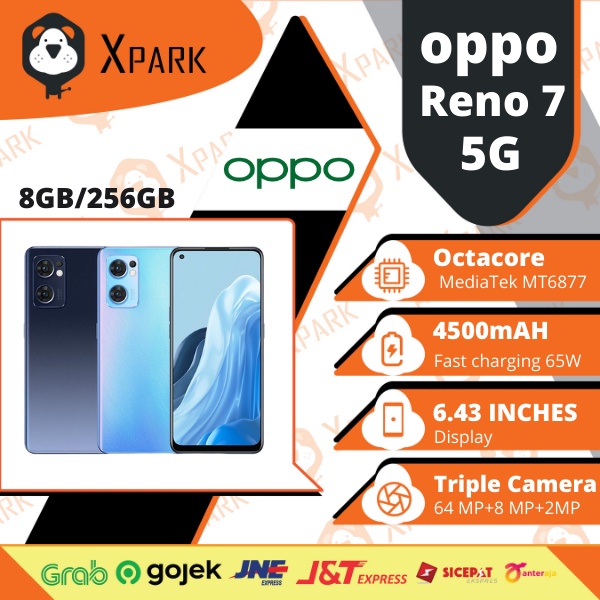 OPPO Reno7 [5G] Smartphone ( Ram 8GB / Rom 256GB ) Garansi Resmi