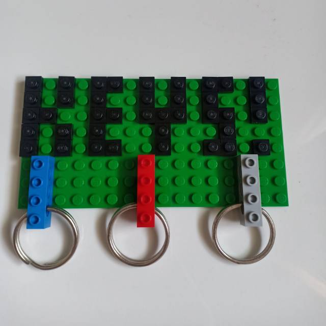 key rak gantungan kunci lego bricks key chain lego