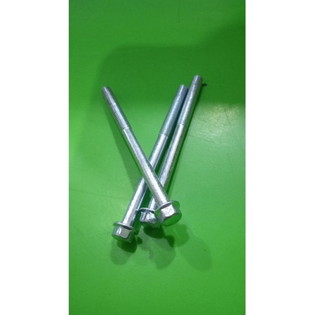 BAUT BLOK MESIN 6mm X80mm KEPALA  KUNCI  8