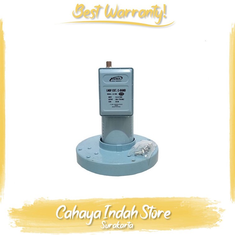 Baru Matrix LC-999 LNB C Band Single Out 1 Satelit 1 Receiver SLO