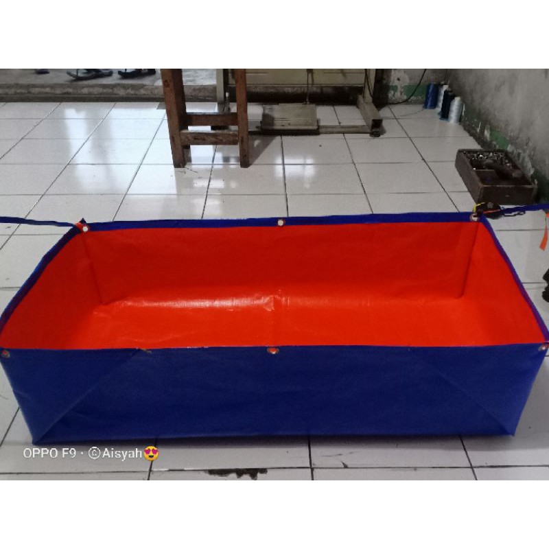 TERPAL KOLAM MINI TYPE A12 KOREA ORGINAL UKRAN 70x50x25