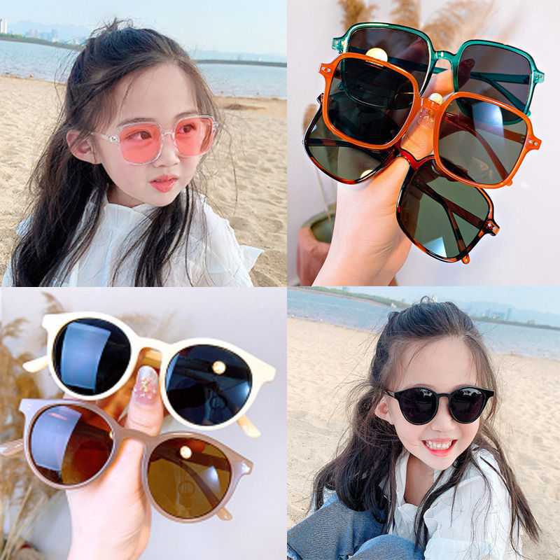 GO! KC611 Kacamata Fashion Anak Retro  Kaca Mata Ulzzang Vintage Sunglasses