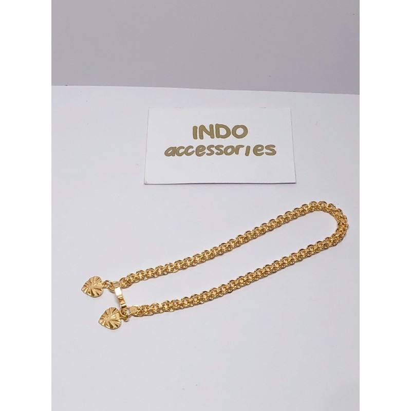 Gelang Emas 3gr Dewasa/Remaja Rantai Double - Gold Bracelet