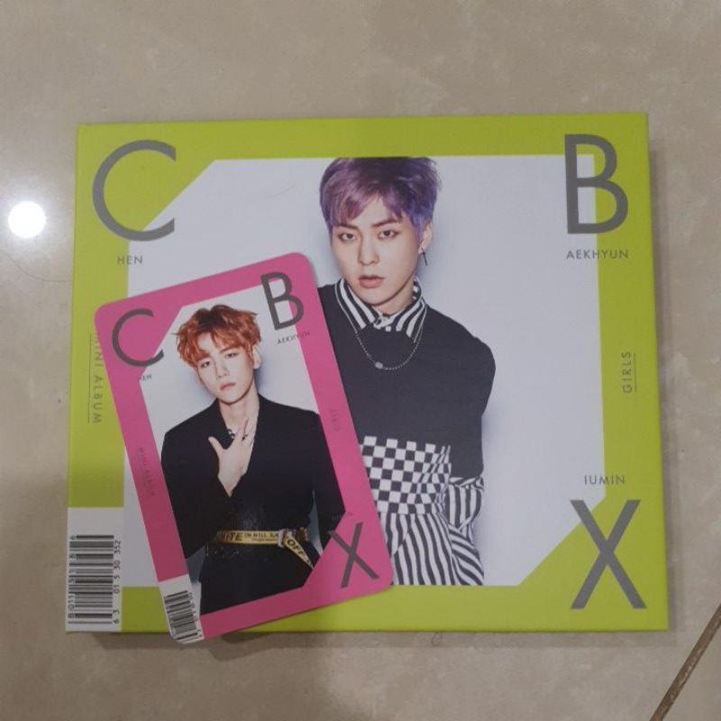 EXO CBX GIRLS JAPAN ALBUM UNSEALED XIUMIN COVER WITH BAEKHYUN PC