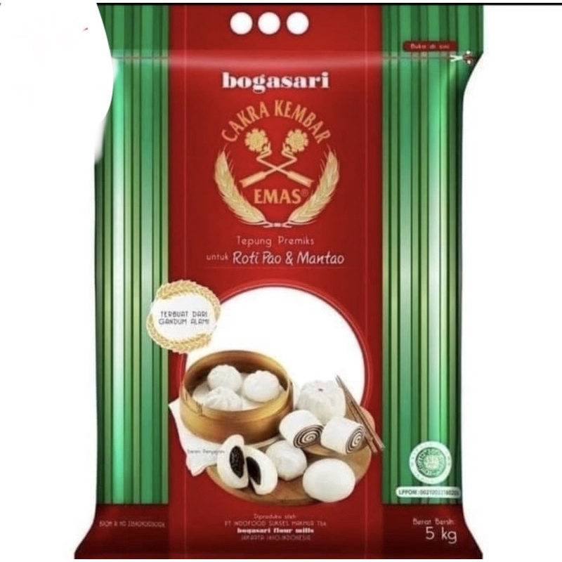 

TEPUNG CAKRA KEMBAR PAO 5 kg