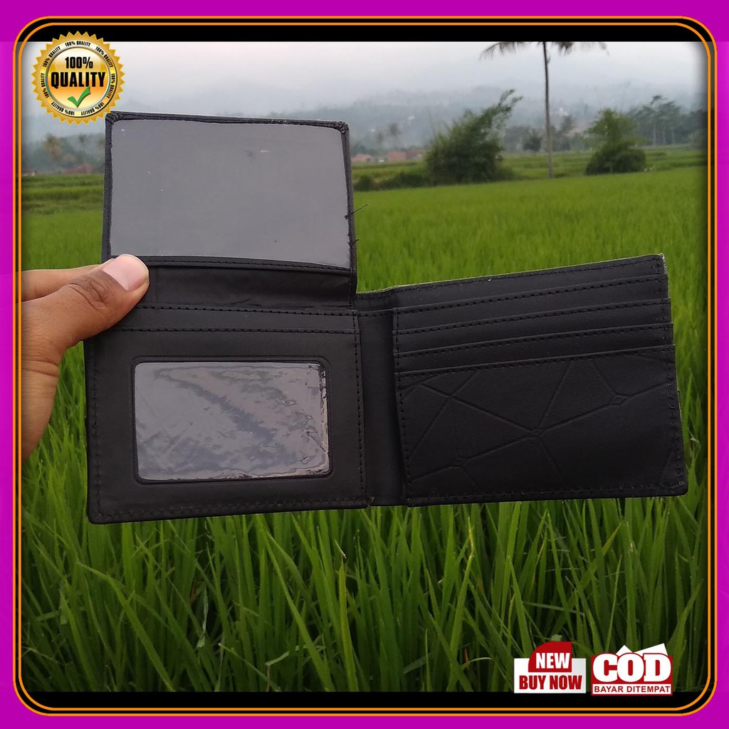 TERLARIS DOMPET COWOK TERBARU BRANDED PREMIUM synthetic Leather Men 's