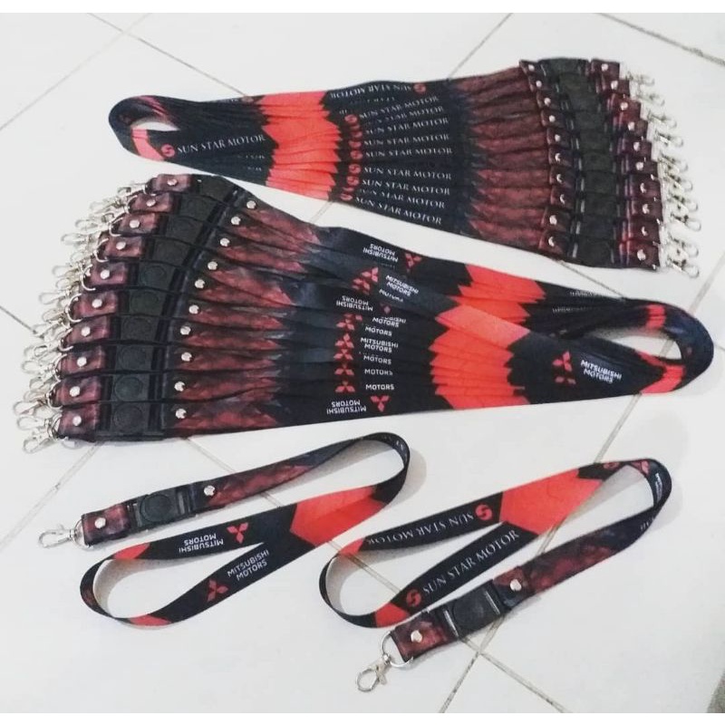 

Cetak Tali ID Card/Lanyard Costume 2 Sisi
