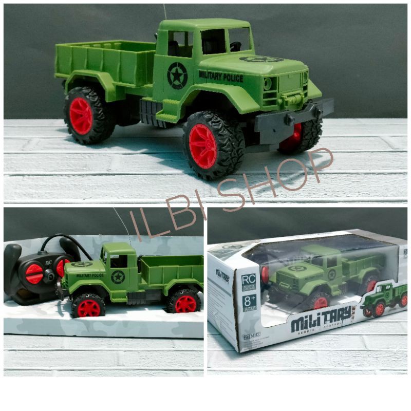 termurah mainan mobil remote control truck military/truck army