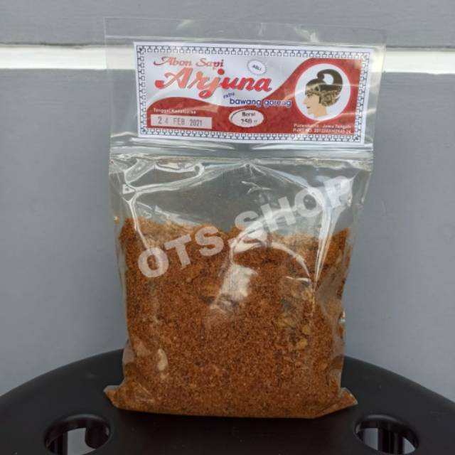 

ARJUNA ABON SAPI + BAWANG GORENG 250 GRAM (KEMASAN PLASTIK)