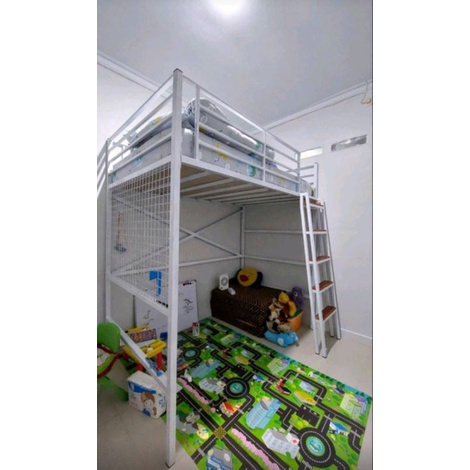 Ranjang Besi Tingkat Atas Custom Palangan & Tangga