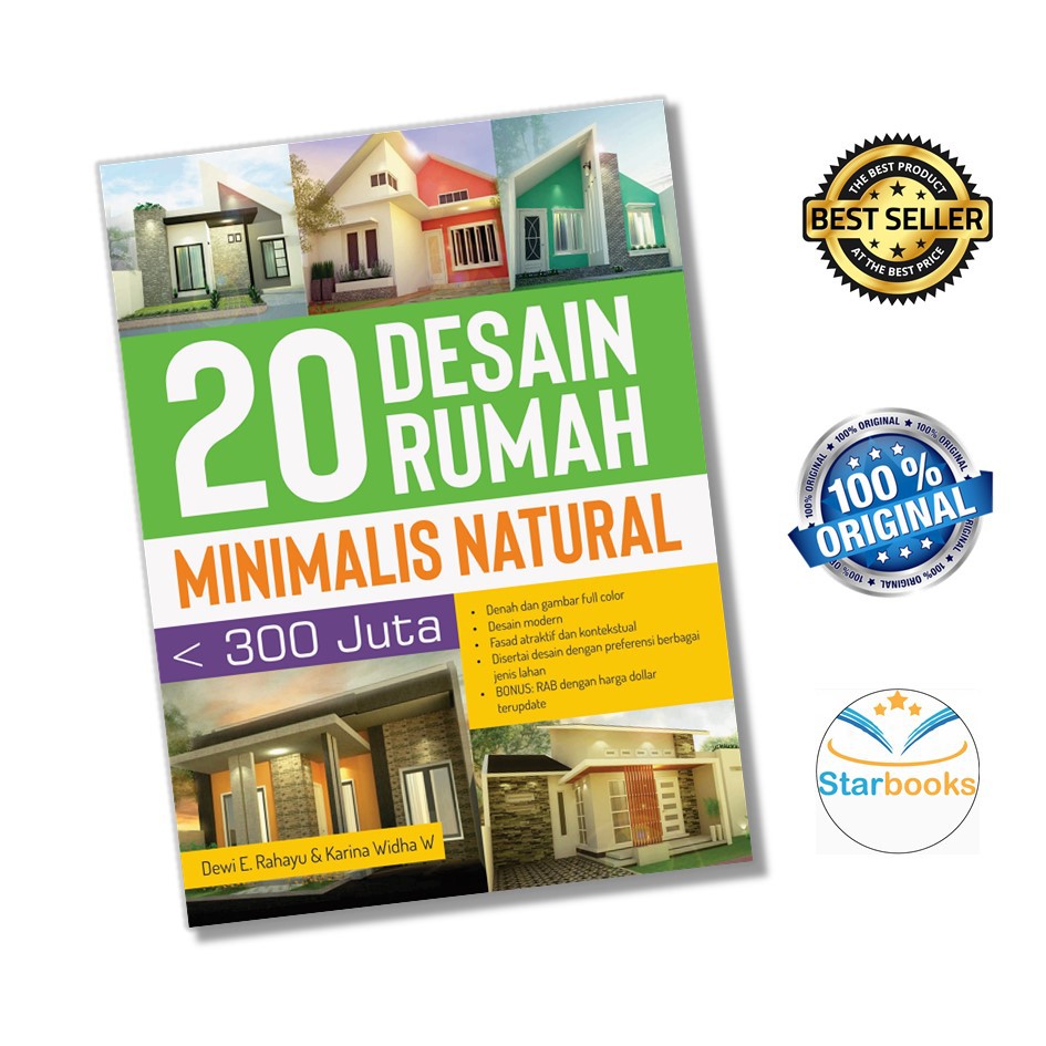 Buku 28 Desain Rumah Kos Minimalis Kurang Dari Rp 200 Juta Shopee