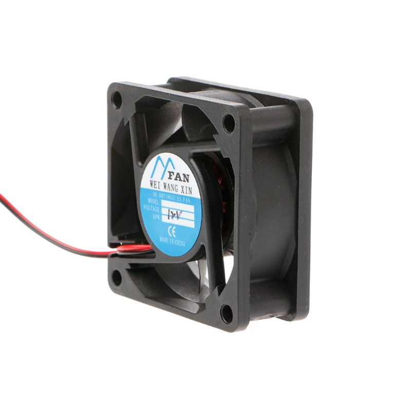 Cre Kipas Pendingin 60mm X 60mm X 25mm Dc 12v 24v 2-pin Brushless Untuk Case Pc Cpu 6025