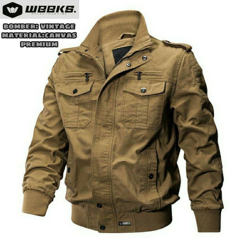 Bomber vintage_Jaket bomber premium