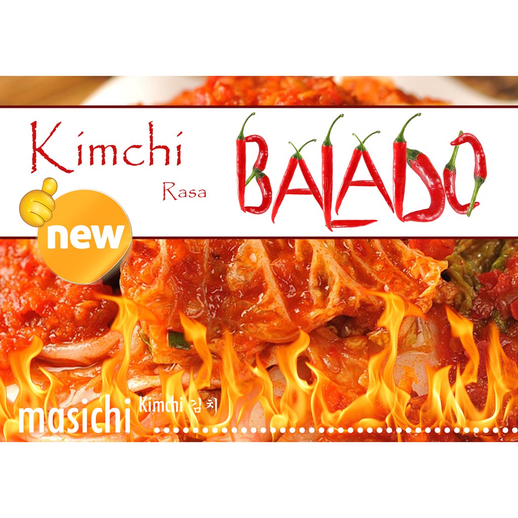 

Kimchi BALADO Masichi 900 gram Pedas Enak