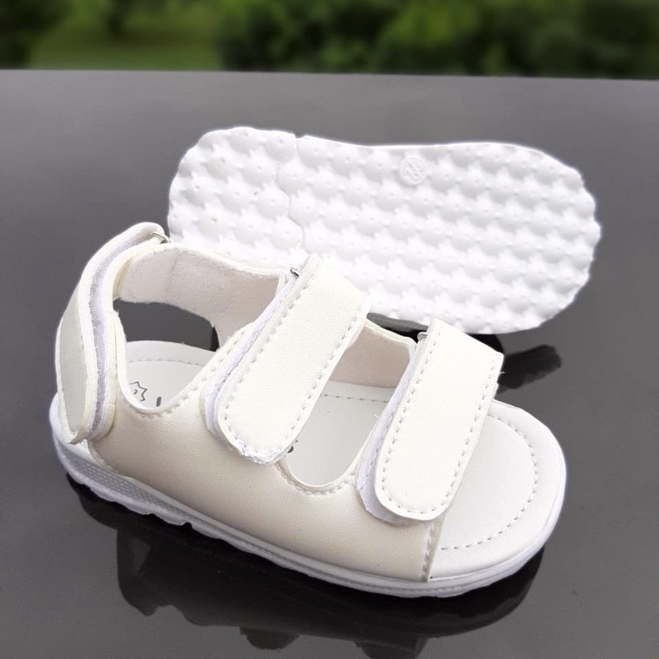 VINANDOZ SA03 Sandal Anak Umur 1 2 3 tahun - Unisex Sandal 2 band Tali Belakang- Kualitas Emport