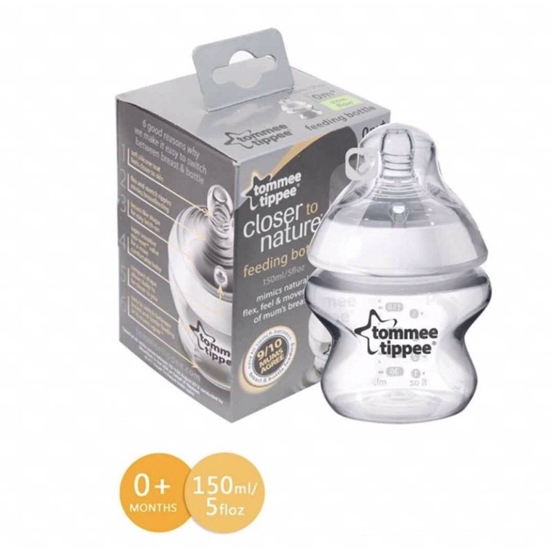 Tommee Tippee closer to nature bottle (botol susu) 150ml