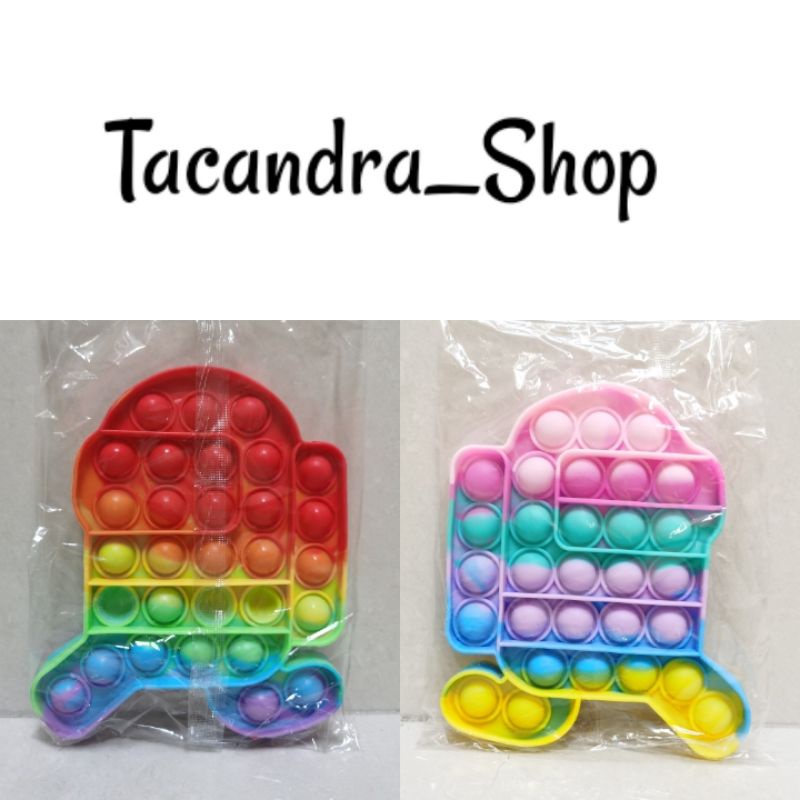 ( COD ) Mainan Anak Pencet Pop It Rainbow / Pop It Rainbow Murah / Mainan Pop It-LARI robot