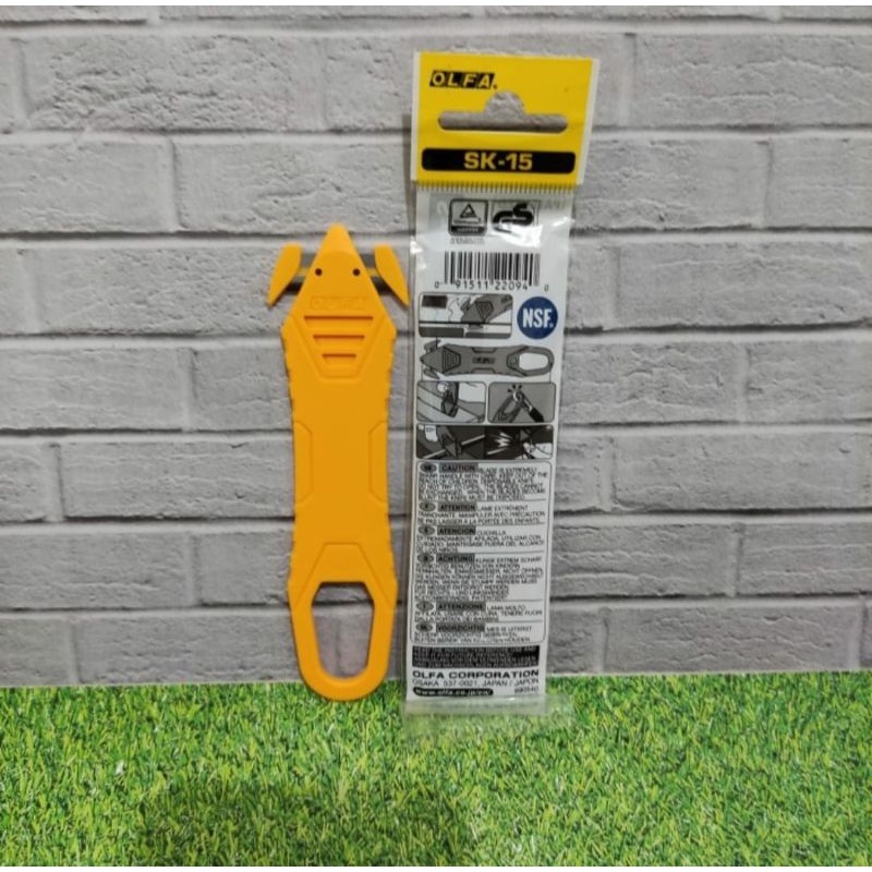 

OLFA Safety Cutter SK-15 Cutter membuka Plastik Wrapping Strapping