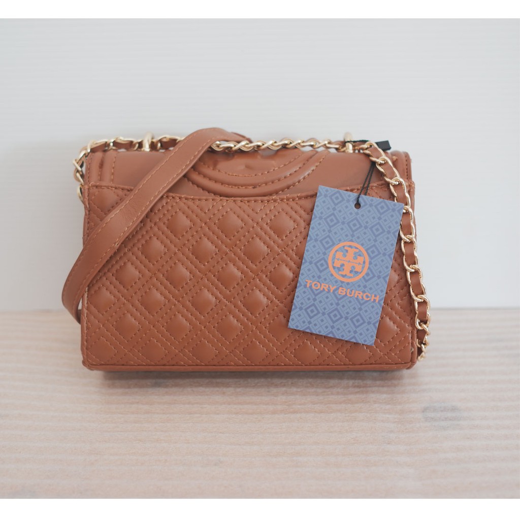 Quilt TB Fleming Small Convertible Shoulderbag PU Leather Semi Premium / Woman Slingbag multifungsi