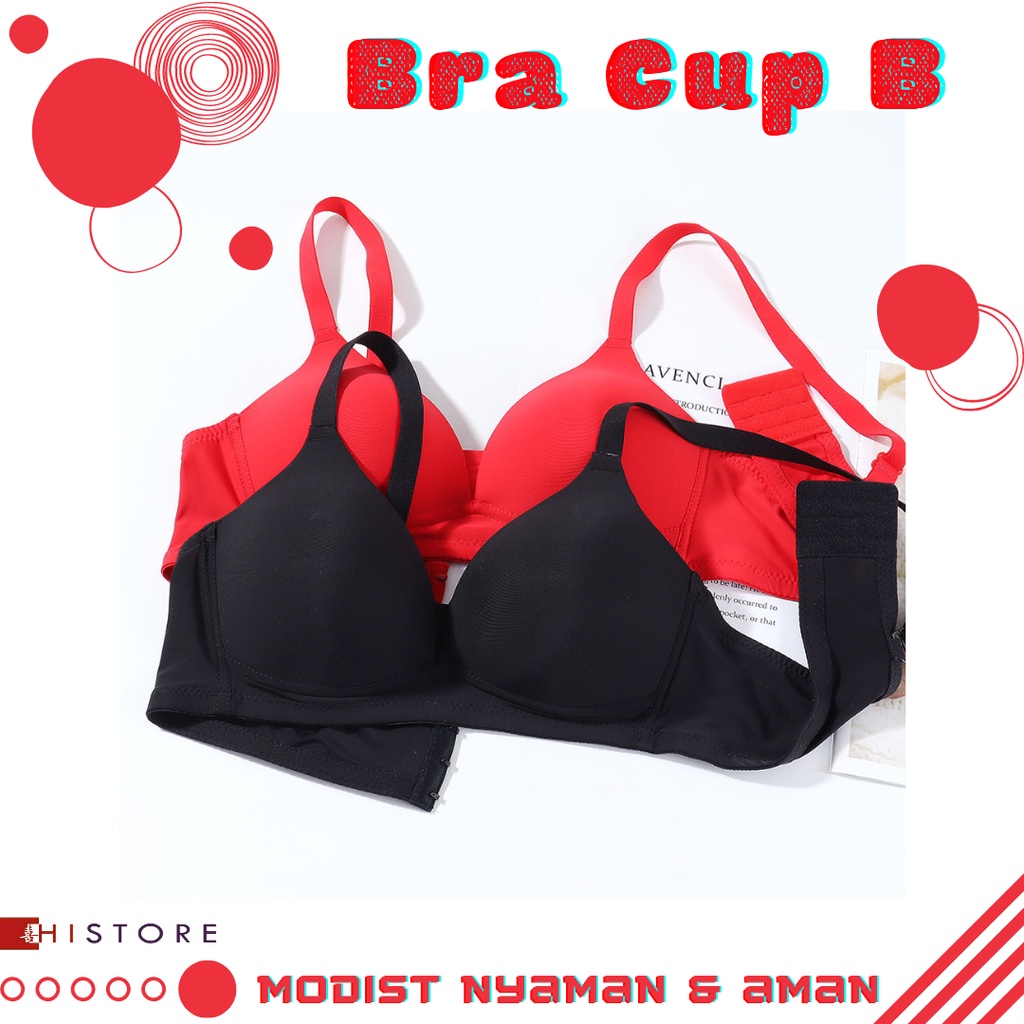 [HI] Bra BH Fashion Wanita Cup 3/4B Bra wanita Premium BH Busa Tipis Tanpa Kawat Sangat Nyaman 228