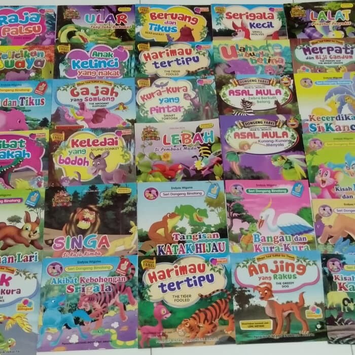 

READY STOCK Buku Cerita Anak Paket Murah Isi 25 Bergambar BR231